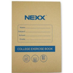 Nexx A4 College Exercise Book - 72 page Unruled 